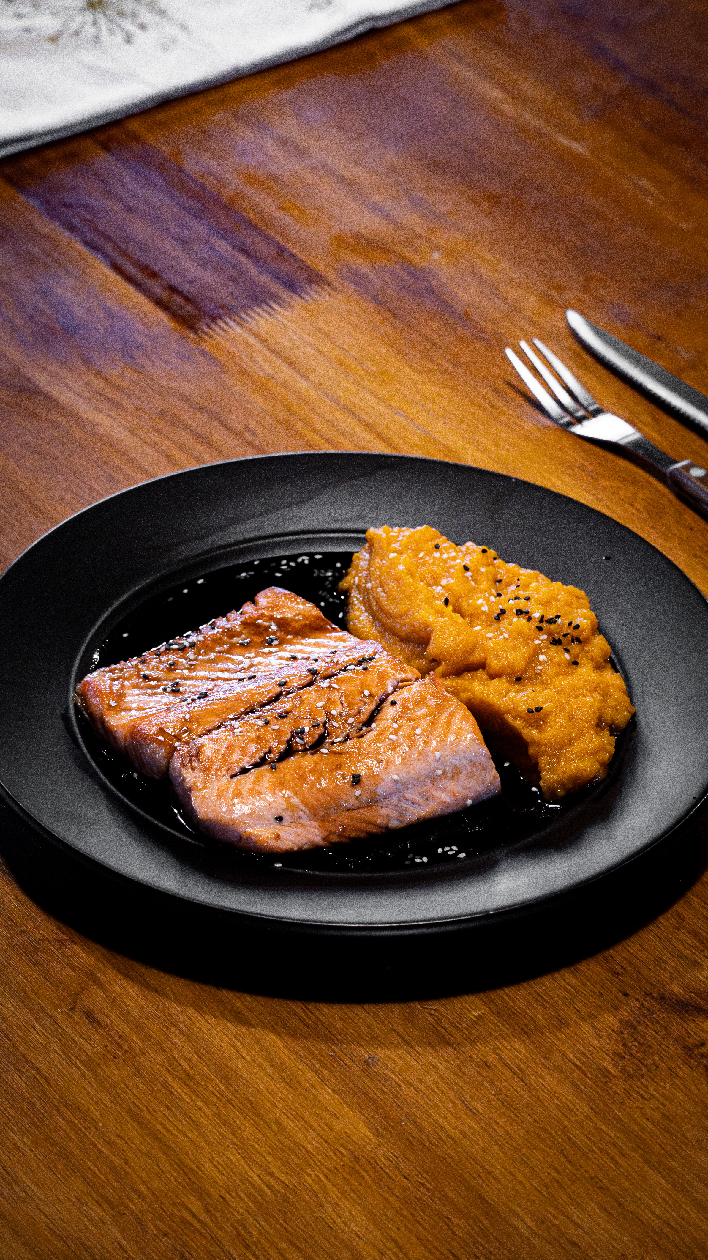 Truchón con salsa agridulce - Imagen 1